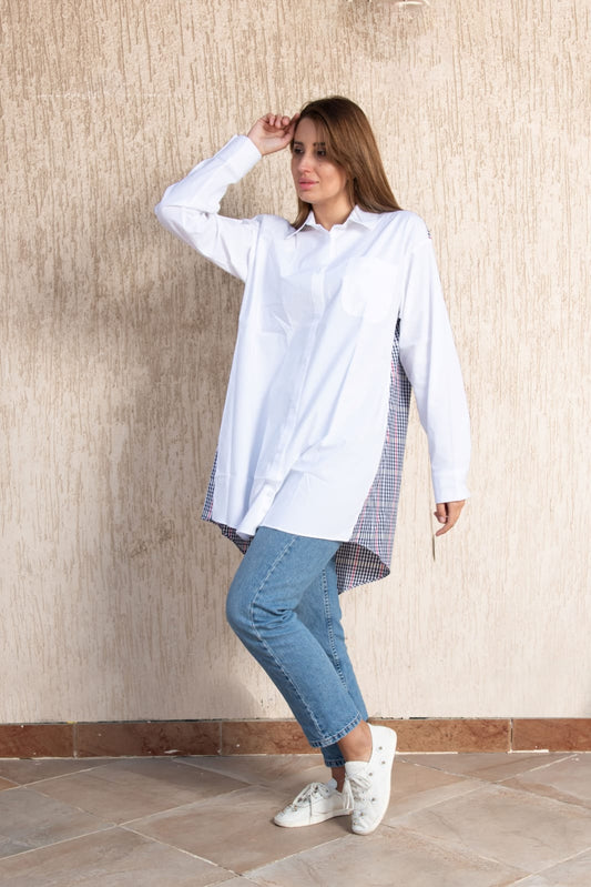 Poplin White Shirt