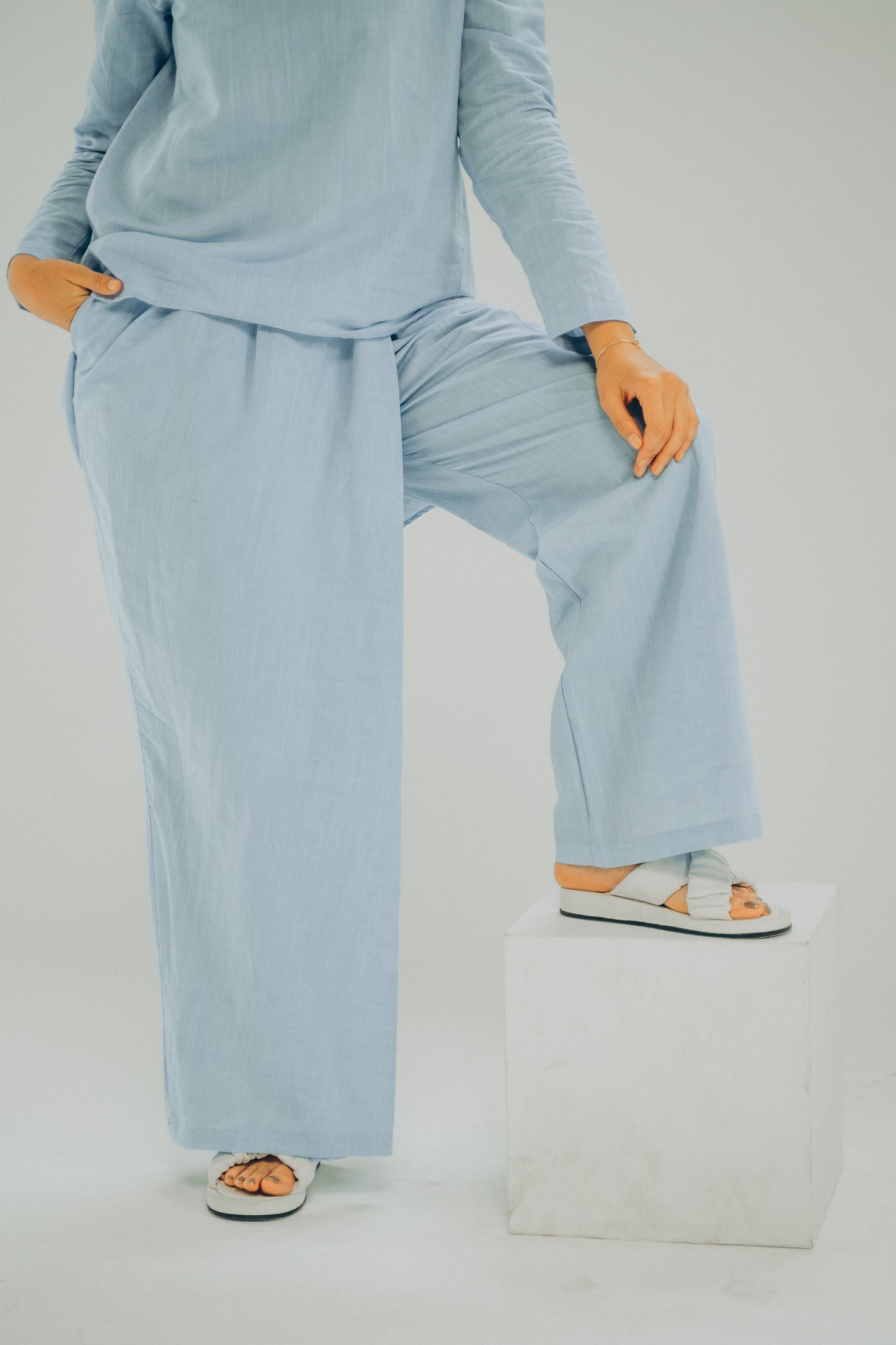 Envelope Set Pants Baby-Blue