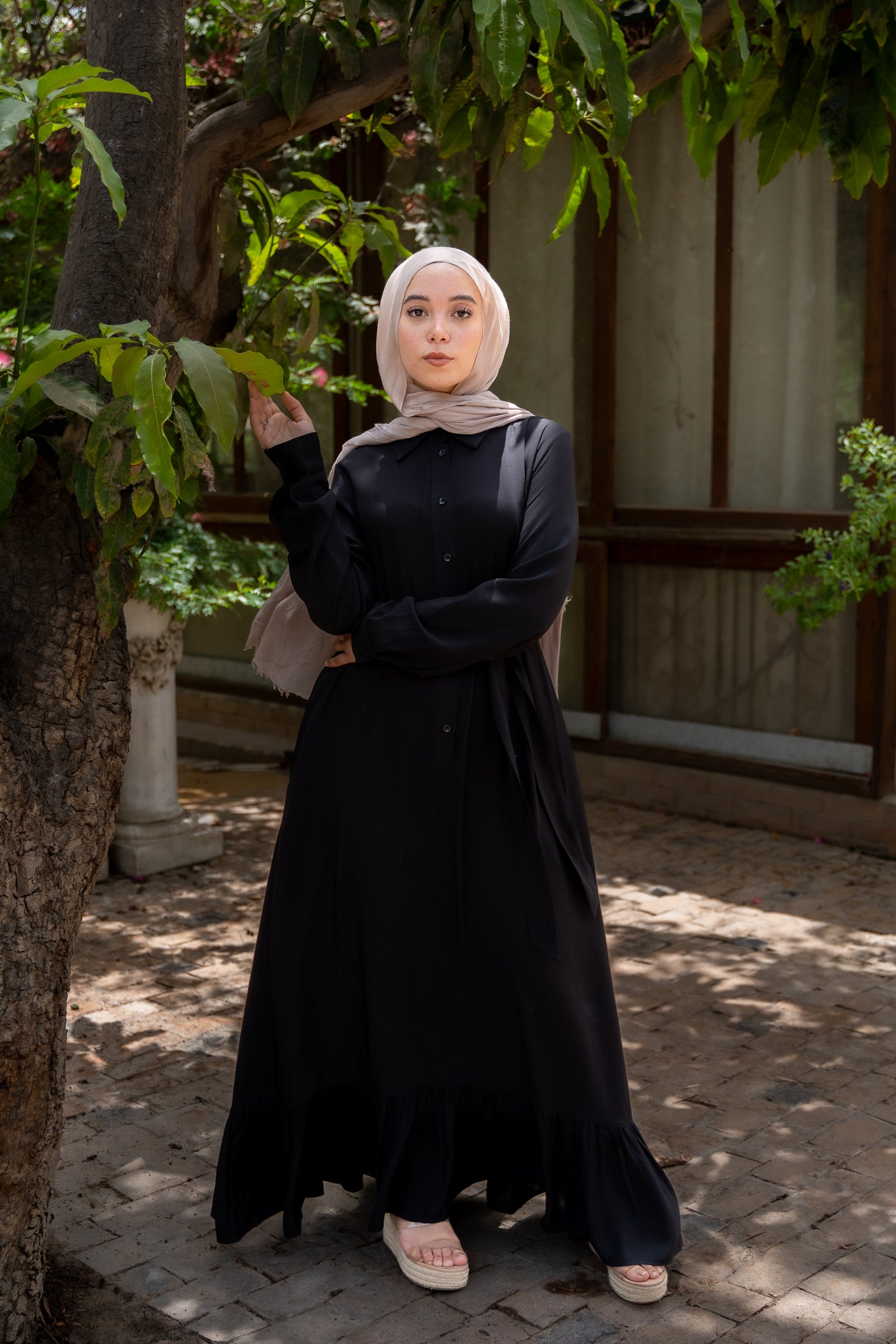 Black Ruffle Dress